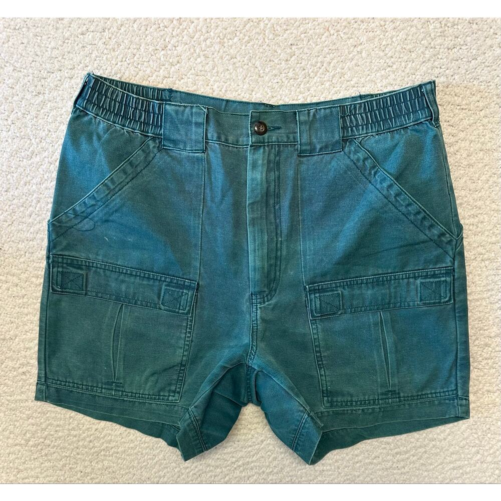 Vintage LL Bean Mens Cargo Shorts Size 32